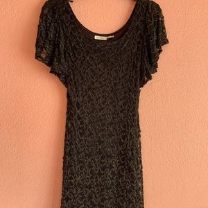 Black lace dress